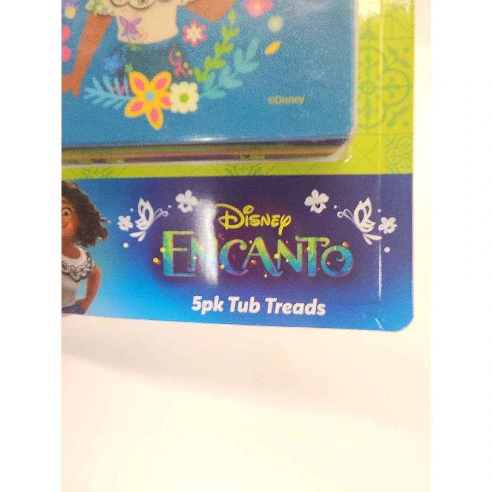 Disney Encanto MirabelTub Treads 5 pack Bathtub Non-Slip Treads Suction Cup Back